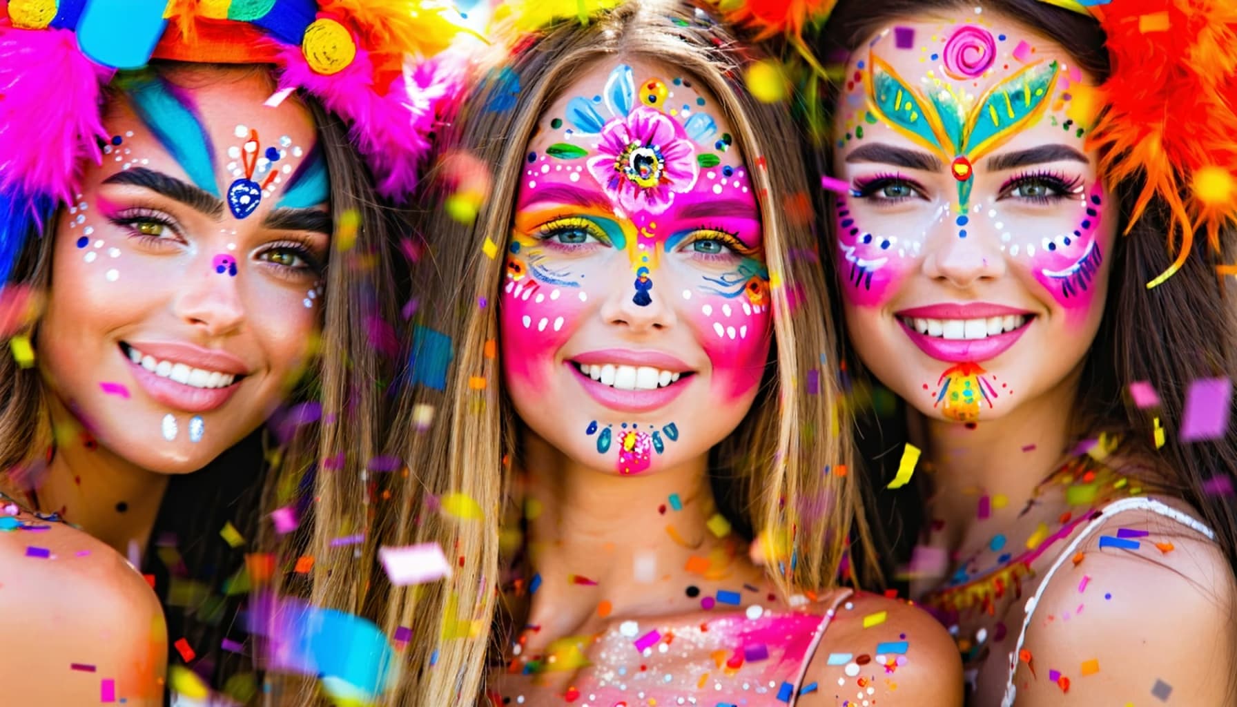 Unique Festival Face Paint Ideas & Costumes | XS Stock UK – XS-Stock.co.uk
