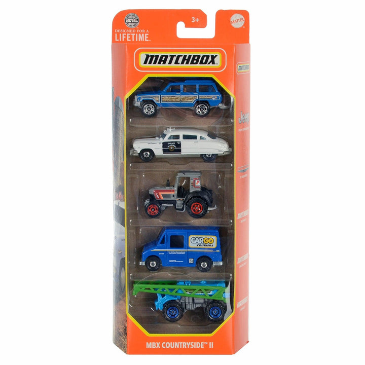 Matchbox 5 Pack Vehicles Basic Series Die-Cast Metal Cars 1:64
