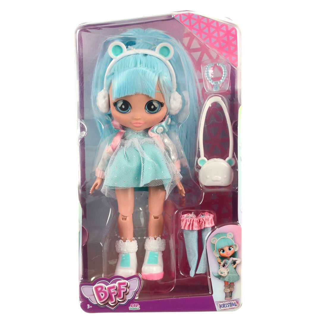 Cry Babies BFF series 4 Kristal doll with accessories in packaging