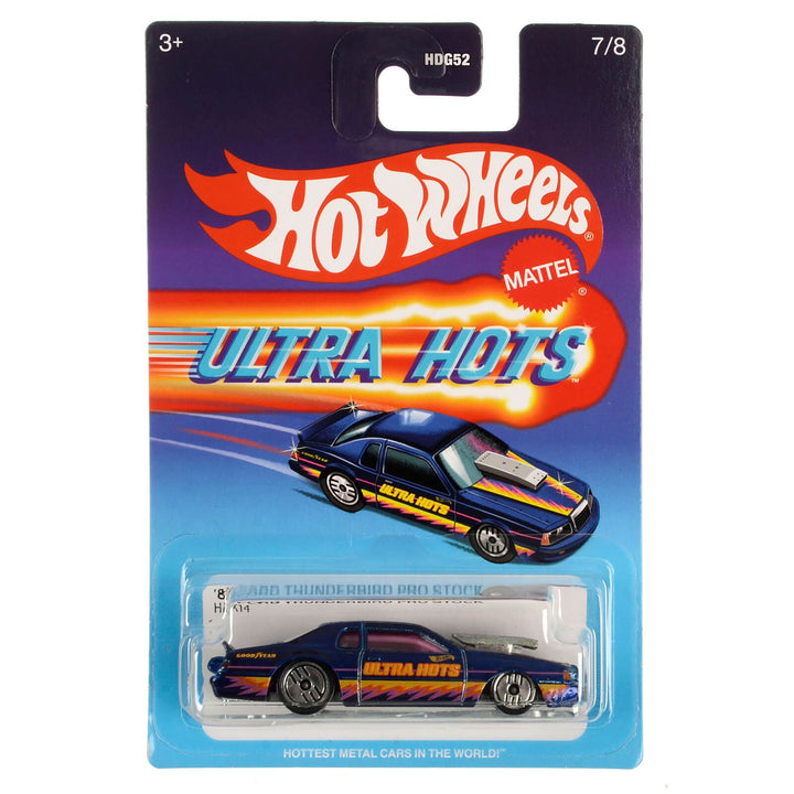 HDG52 7/8 Purple Ford Thunderbird Hot Wheels Ultra Hots die-cast metal car