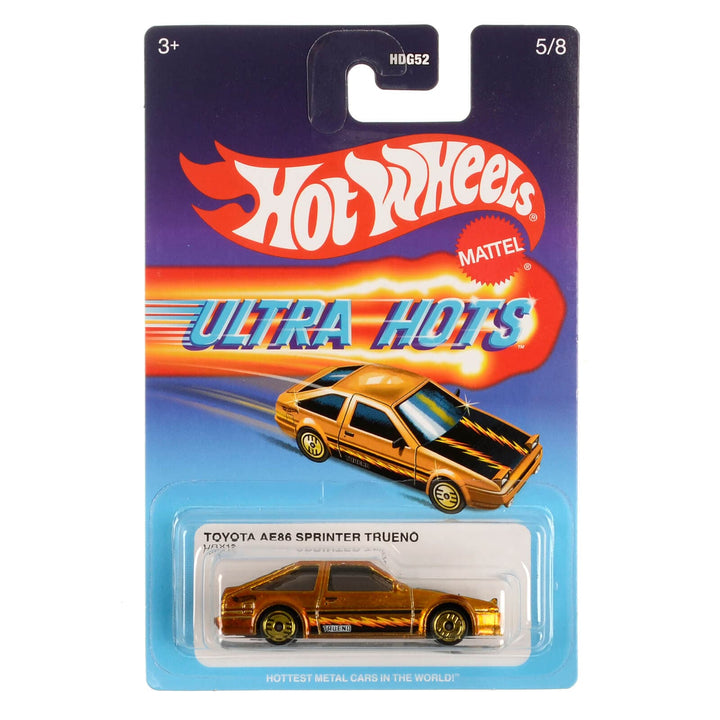 HDG52 5/8 Gold Toyota Sprinter Hot Wheels Ultra Hots die-cast metal car