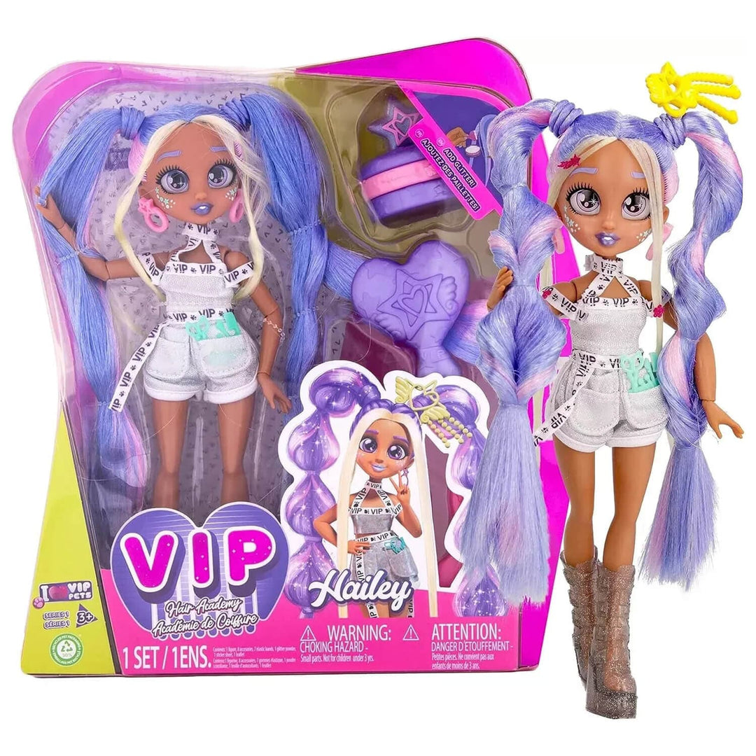 VIP Girls doll Hailey fashion doll and hair styling set