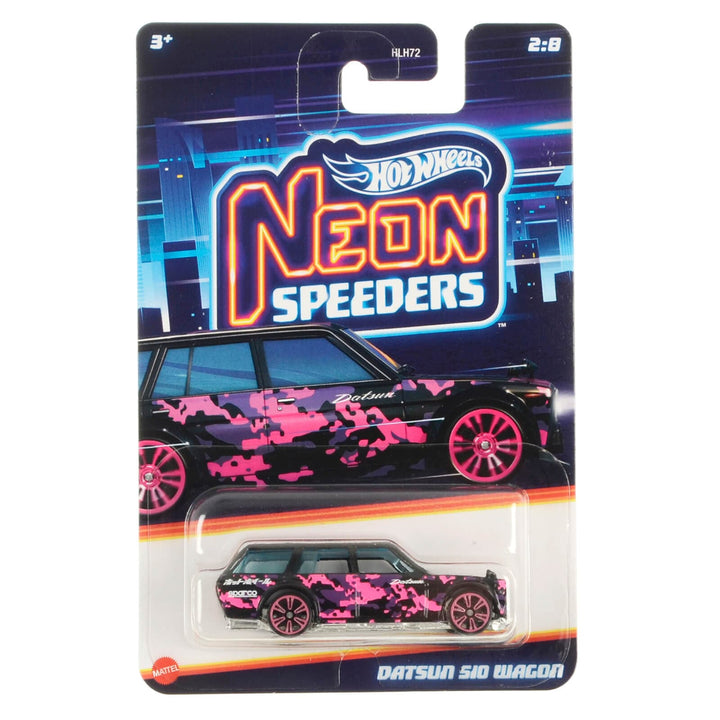 Datsun 510 Wagon Hot Wheels Neon Speeders die-cast car