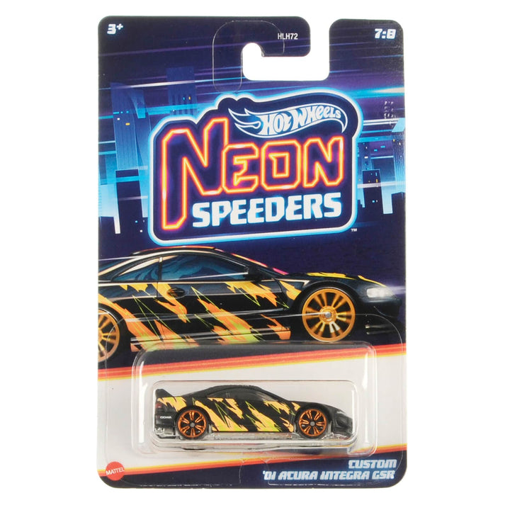 Acura Integra Hot Wheels Neon Speeders die-cast car