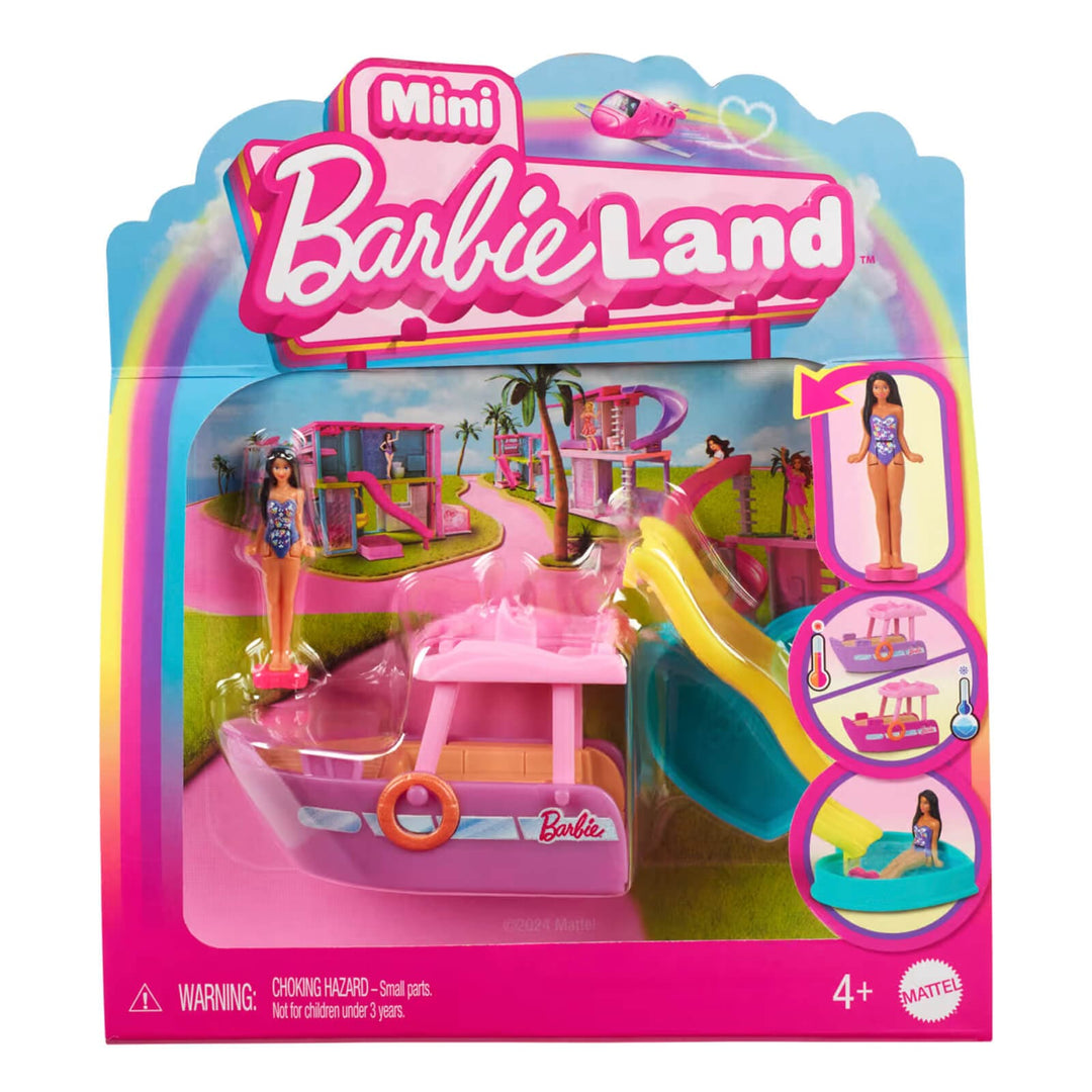 Mini Barbieland Boat and figure play set
