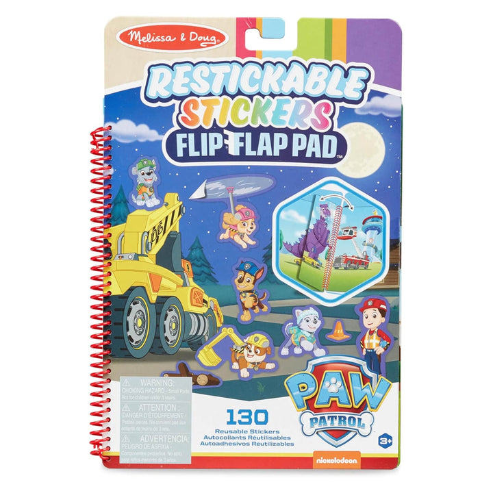 PAW Patrol Ultimate Rescue Restickable Stickers Flip Flap Pad