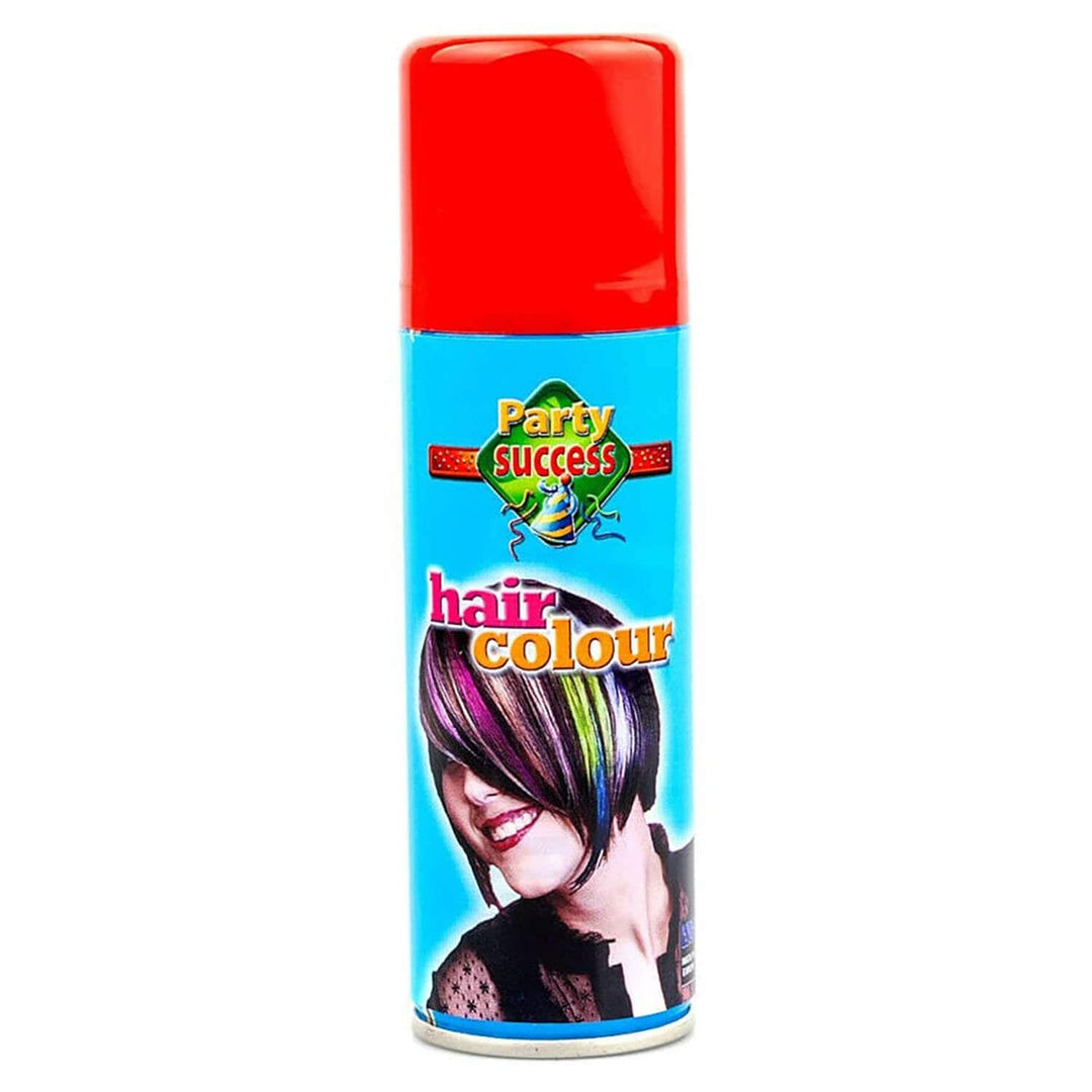 Red hair colour spray-in for fancy dress parties