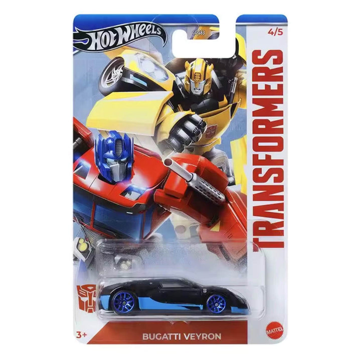 Bugati Veyron Transformers Hot Wheels die-cast car