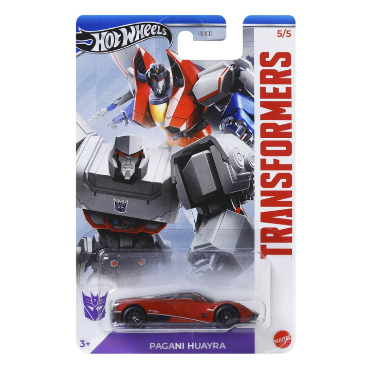 Pagani Huayra Transformers Hot Wheels die-cast car