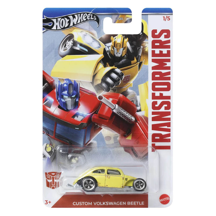 Custom Volkswagen Beetle Transformers Hot Wheels die-cast car