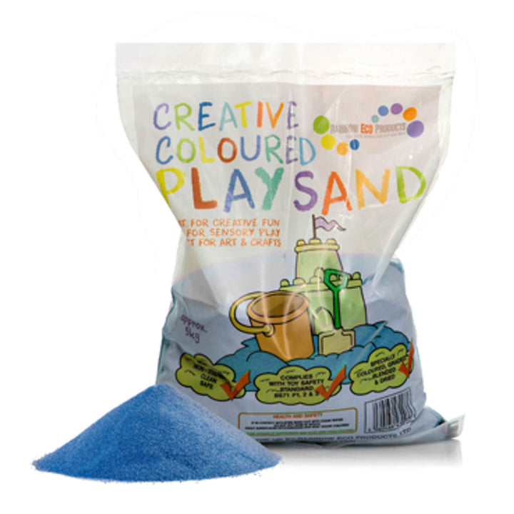 Blue Creative Coloured play sand in a 5kg bag