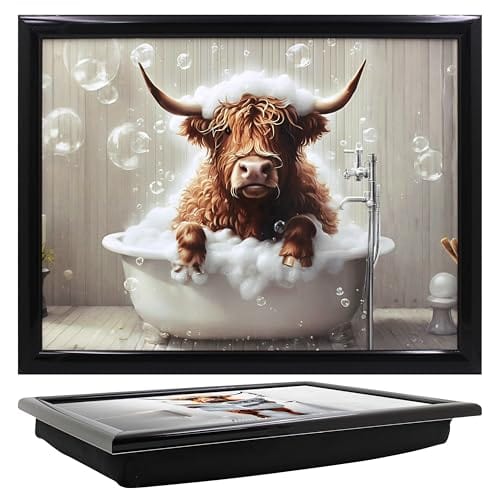 Animal Character Cushioned Lap Tray Padded Sofa Chair TV Dinner
