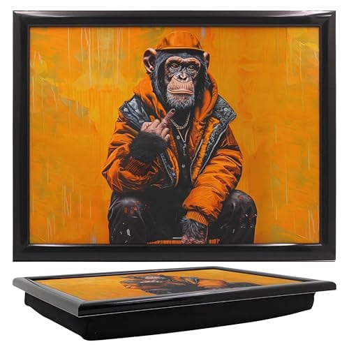 Animal Character Cushioned Lap Tray Padded Sofa Chair TV Dinner