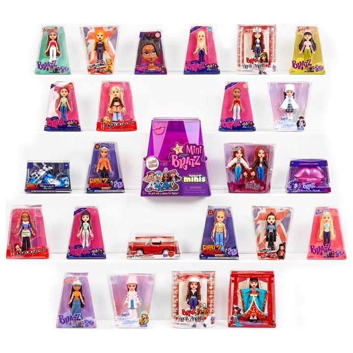 Set of 24 Mini Bratz dolls in their packaging for collectors