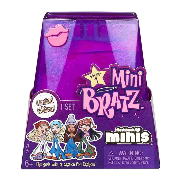 Mini Bratz series 1 flashback minis box packaging