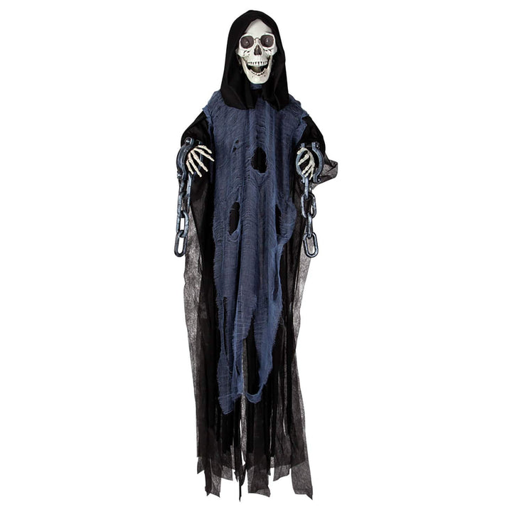 Animated souls stealer figure hanging Halloween decoration