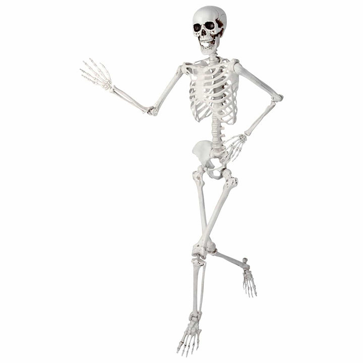 Skeleton in a running pose for decorating at Halloween