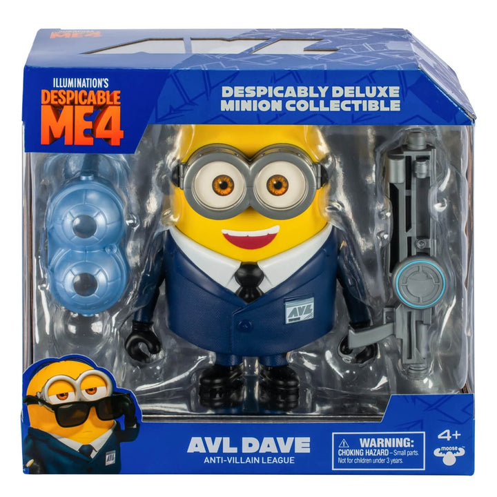 Despicable Me 4 deluxe Minion action figure in box