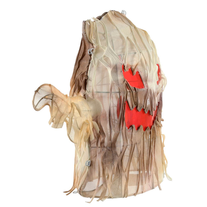 Side view of an outdoor ghost decoration