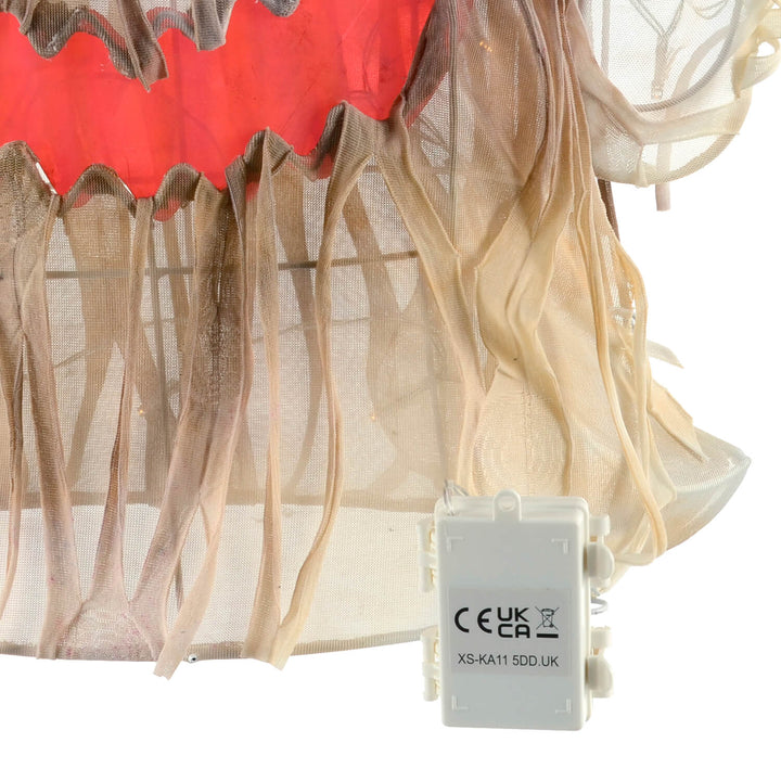 Waterproof battery pack for a light up Halloween ghost