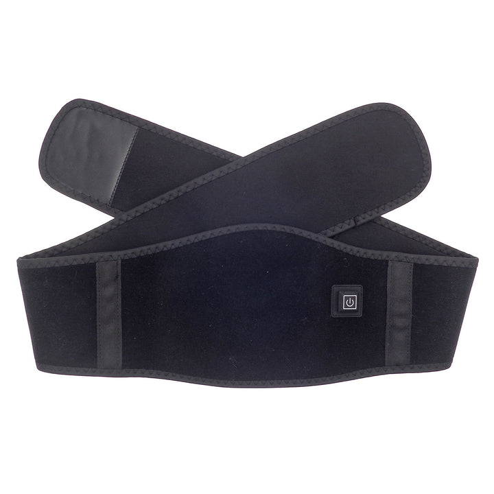 Black waist belt with power switch for heat supply
