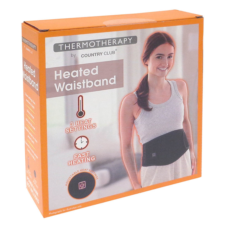 Box packaging for a heated waistband