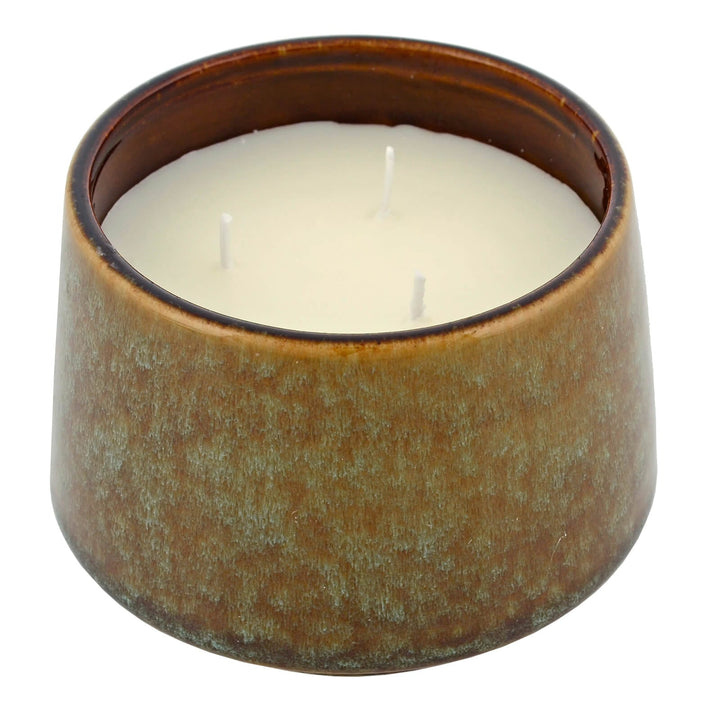 Luxury Christmas Scented Candle 3 Wick Ceramic Holder Gift Pack