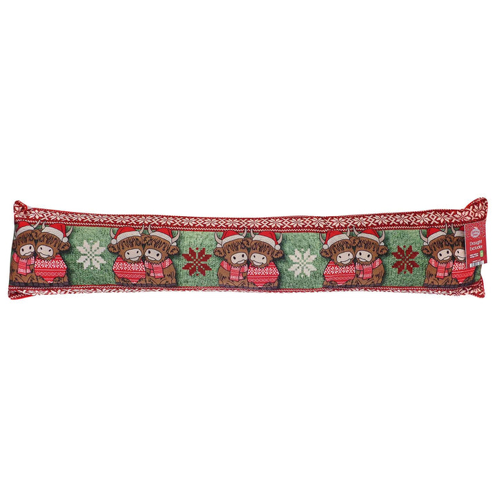 Christmas Design Plush Draught Excluder Home Door Insulation