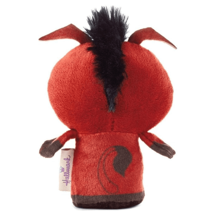 back view of pumbaa itty bitty soft plush toy