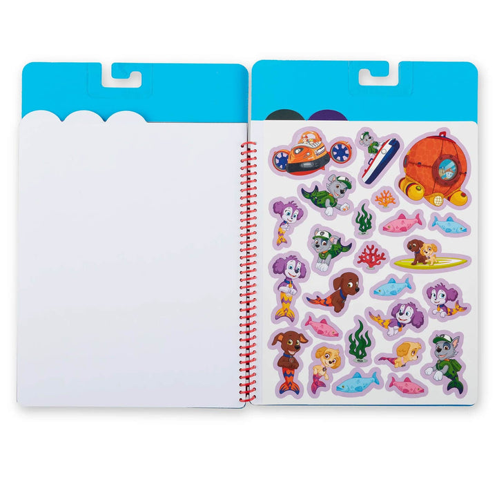 PAW Patrol Restickable Stickers Flip Flap Pad Spiral Book