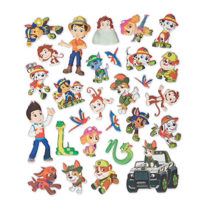 Sheet of dimensional stickers from PAW Patrol jungle adventure