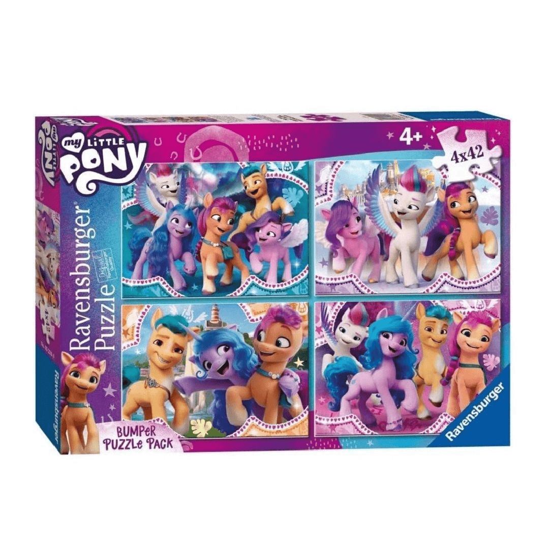 Ravensburger My Little Pony Bumper Jigsaw Puzzle Pack 4x42 Pieces
