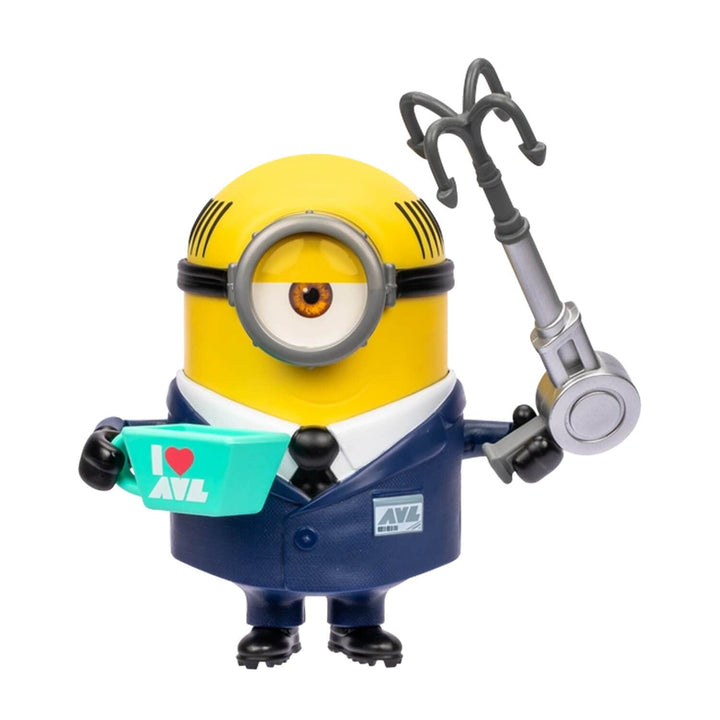 AVL Mel Minions figure with cup and grapple hook accessories