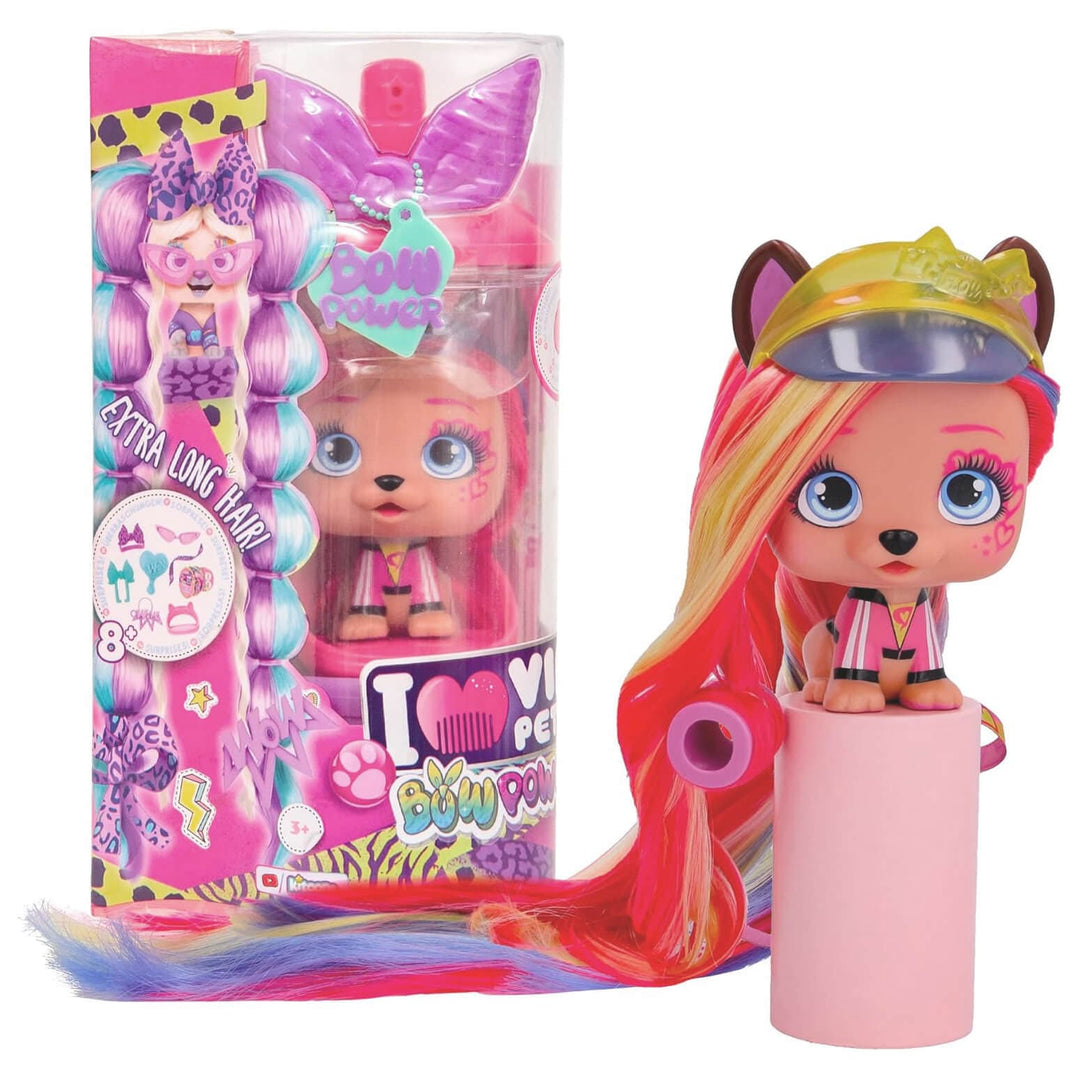 VIP Pets Bow Power dog with extra long hair