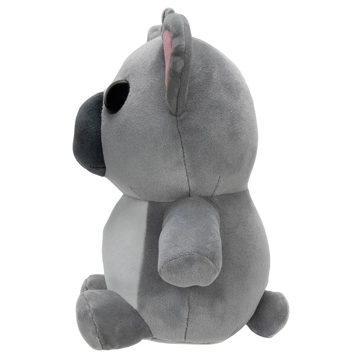 Side view of a koala soft plush toy animal