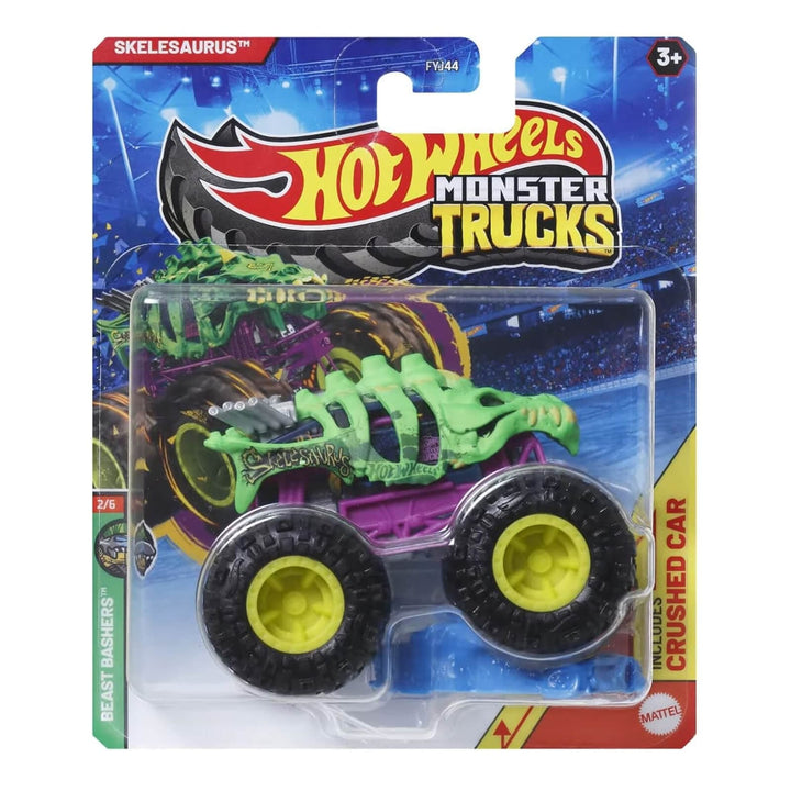 Hot Wheels Monster Trucks Die-Cast Metal Vehicle 1:64 Scale