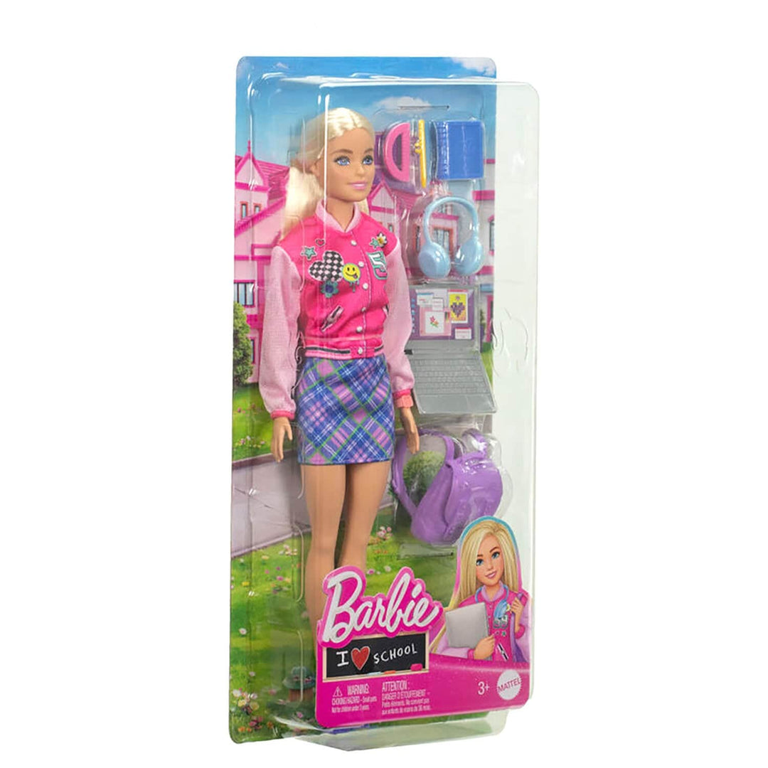 Barbie I love school fashion doll in packaging
