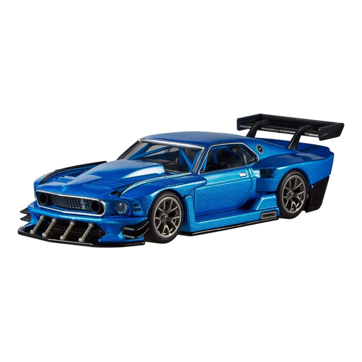 Blue Ford Mustang model car for collectors