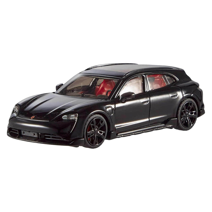 Black Porsche Taycan model car for collectors