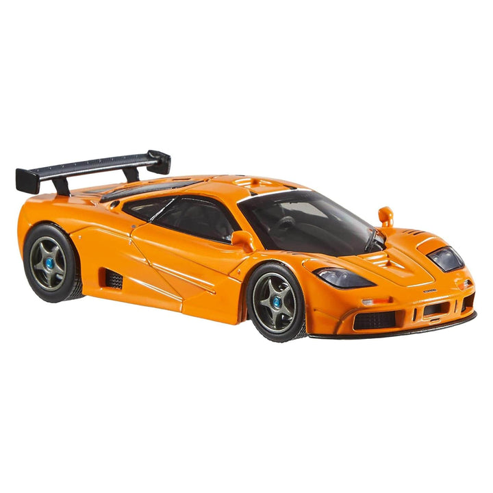 Orange McLaren F1 GTR racing car model for collectors