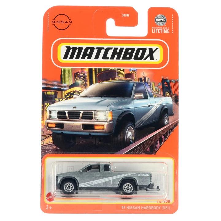 '95 Nissan Hardbody pickup truck from Matchbox die-cast collection 30782