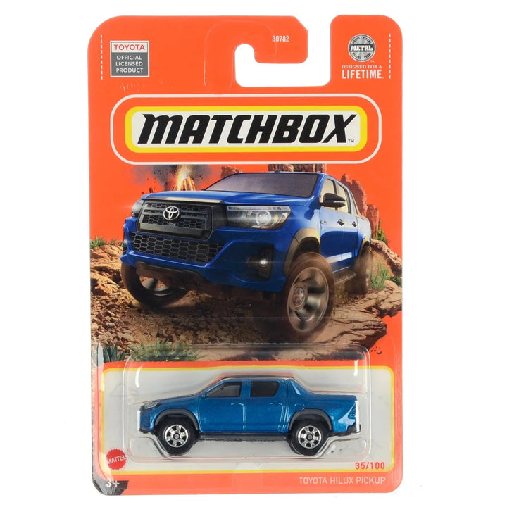 Toyota Hilux Pickup model car from Matchbox die-cast collection 30782