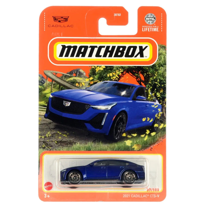 2021 Cadillac CT5-V model car from Matchbox die-cast collection 30782