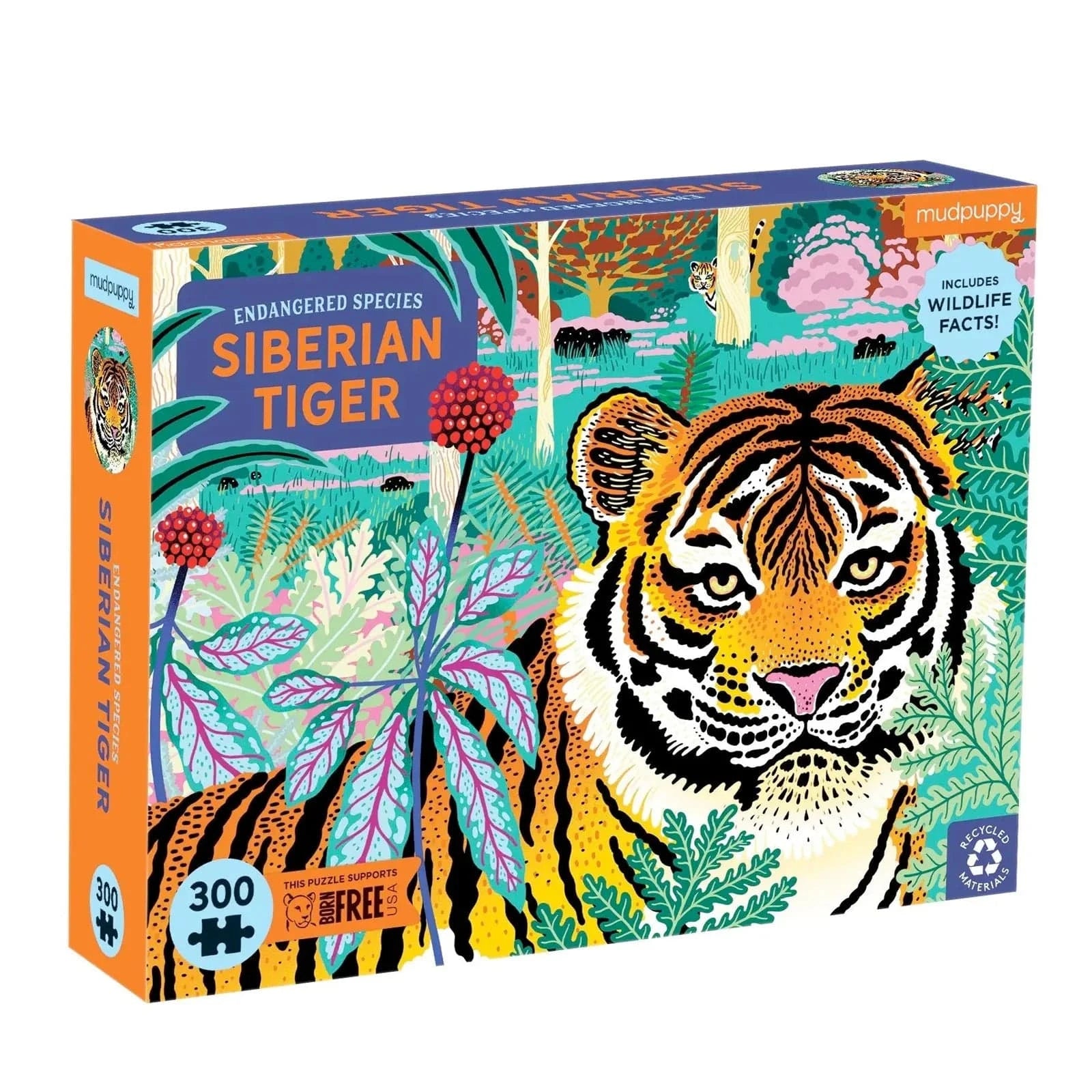 Endangered Species of the Planet Puzzle + Book Set