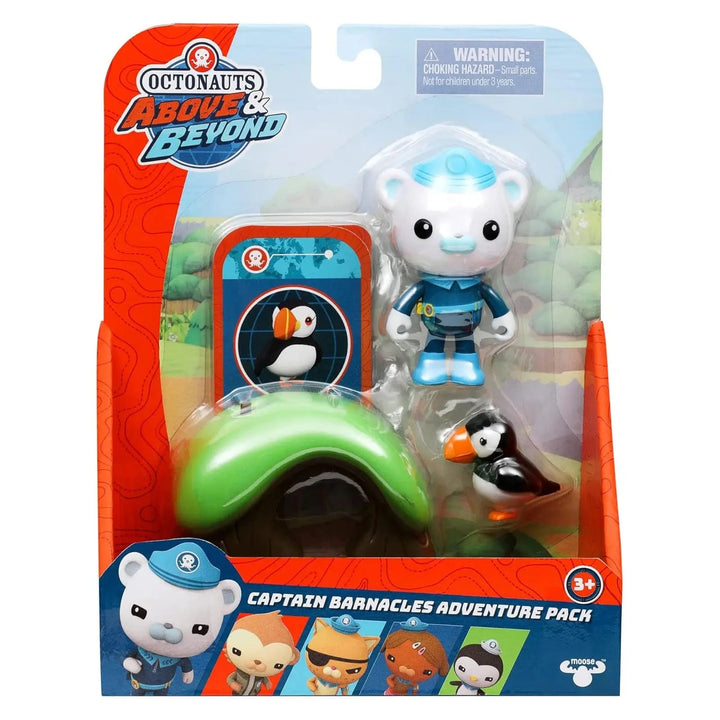 Octonauts Above & Beyond Captain Barnacles Adventure Pack with figure, accessories and mission card