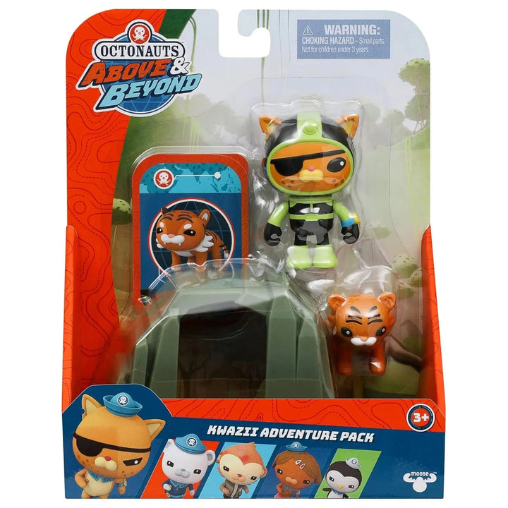 Octonauts Above & Beyond Kwazii Adventure Pack with figure, accessories and mission card