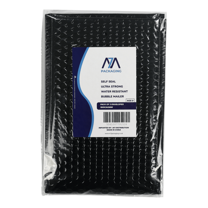 pack of 3 envelopes in M7 branded packaging