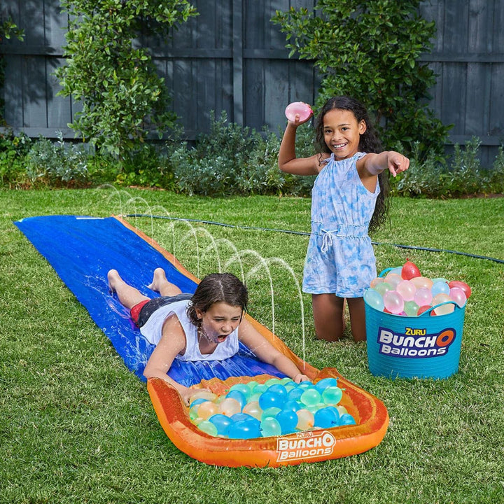 Zuru 4.8m Water Slide Wipeout 100 Water Balloons Outdoor Play
