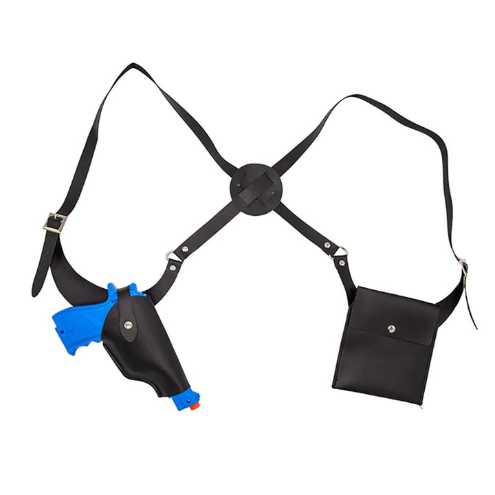 Shoulder toy weapon holder for police fancy dress costumes