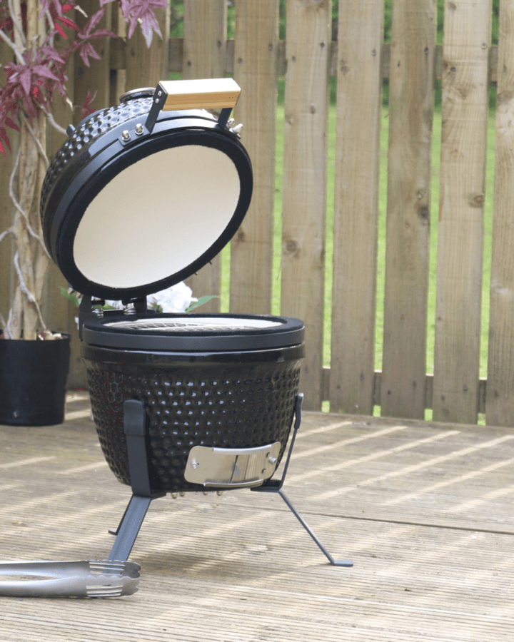 Azuma 13" Mini Kamado Ceramic Egg Charcoal Picnic Barbecue BBQ Grill